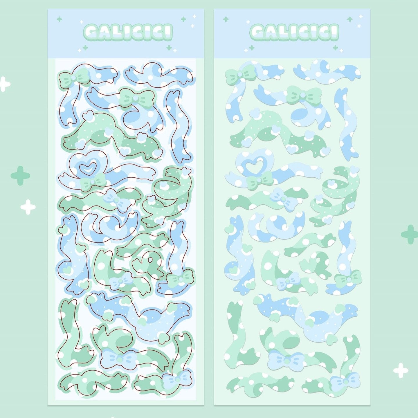 Confetti Ribbon Sticker